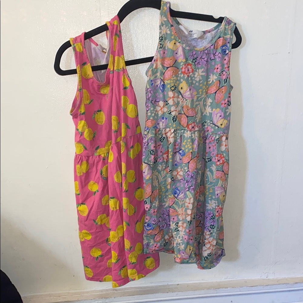 Kids Floral and Lemon Print Dresses